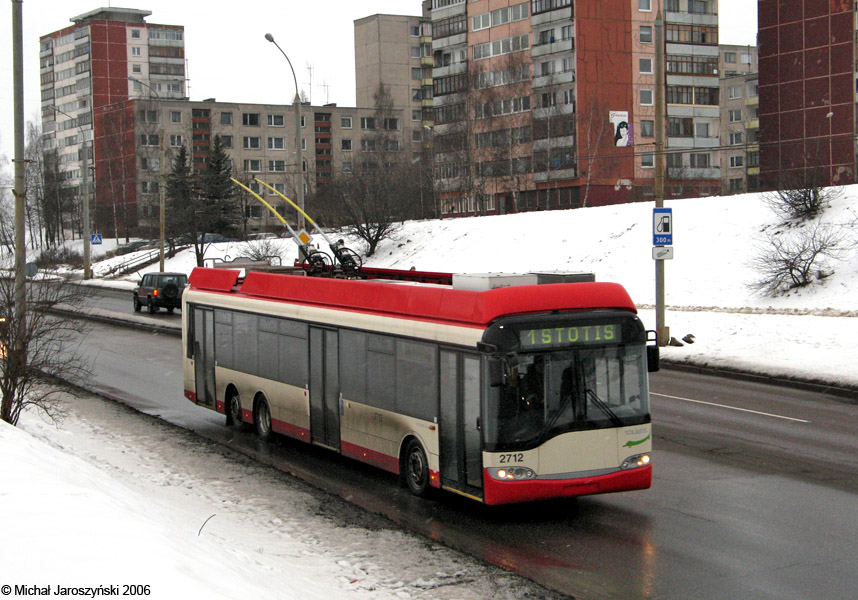 Вильнюс, Solaris Trollino II 15 AC № 2712
