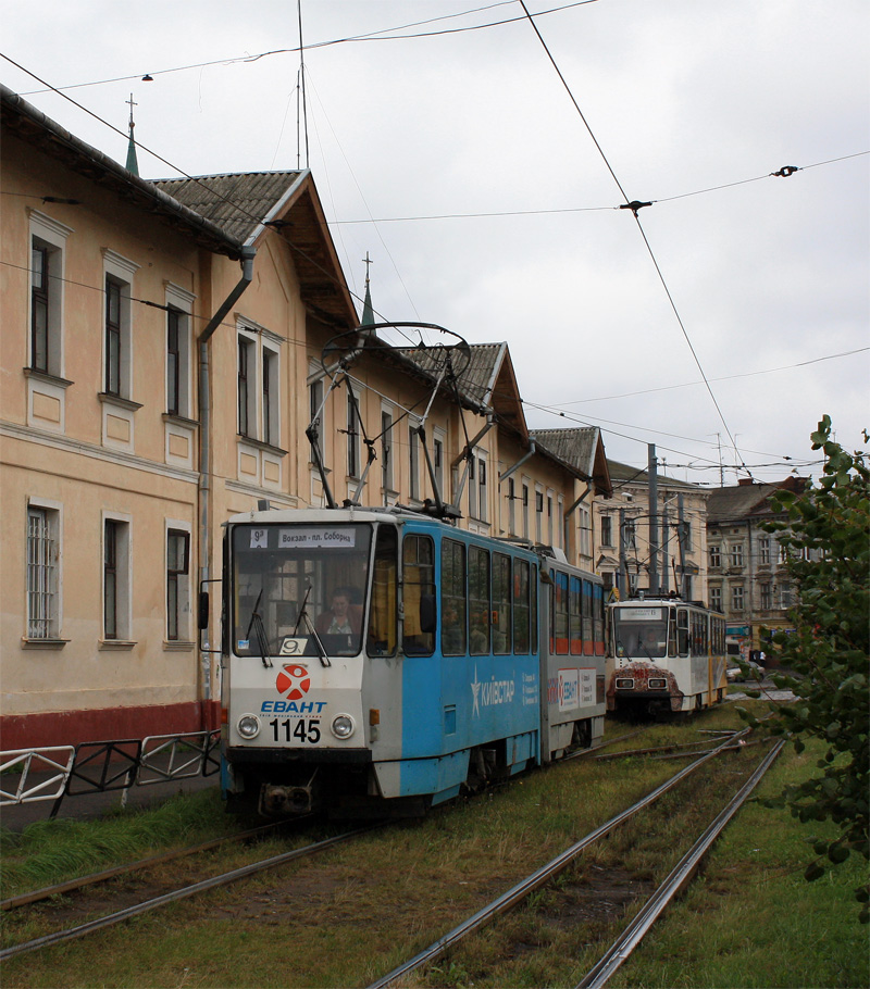 Львов, Tatra KT4SU № 1145