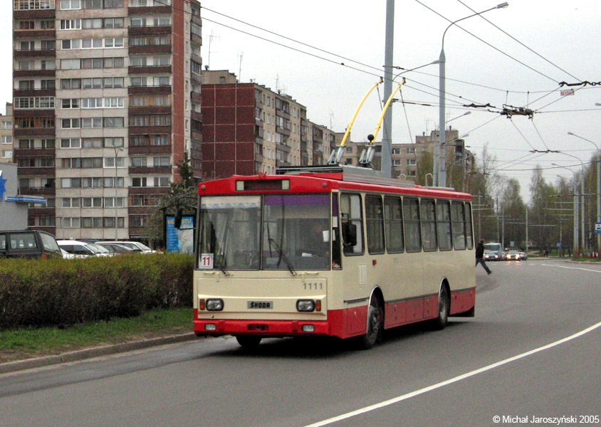 Вильнюс, Škoda 14Tr10/6 № 1111