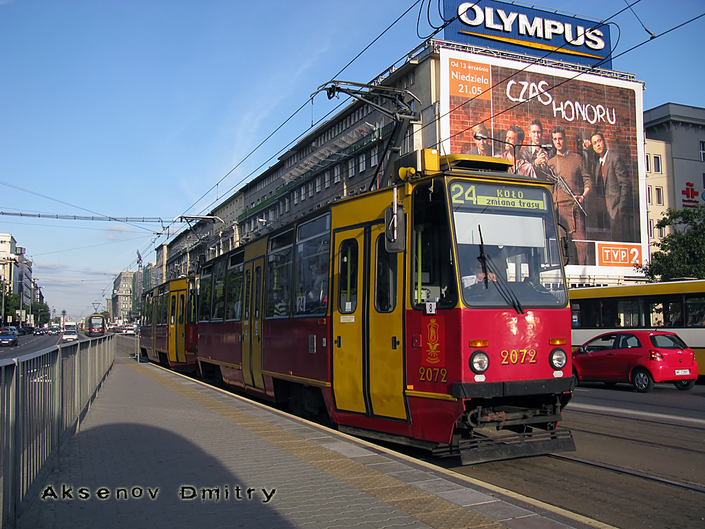 Варшава, Konstal 105N2k № 2072