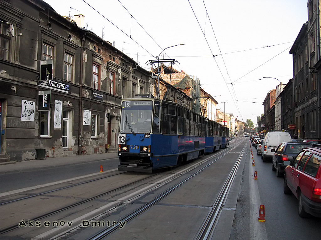 Краков, Konstal 105Na № 729