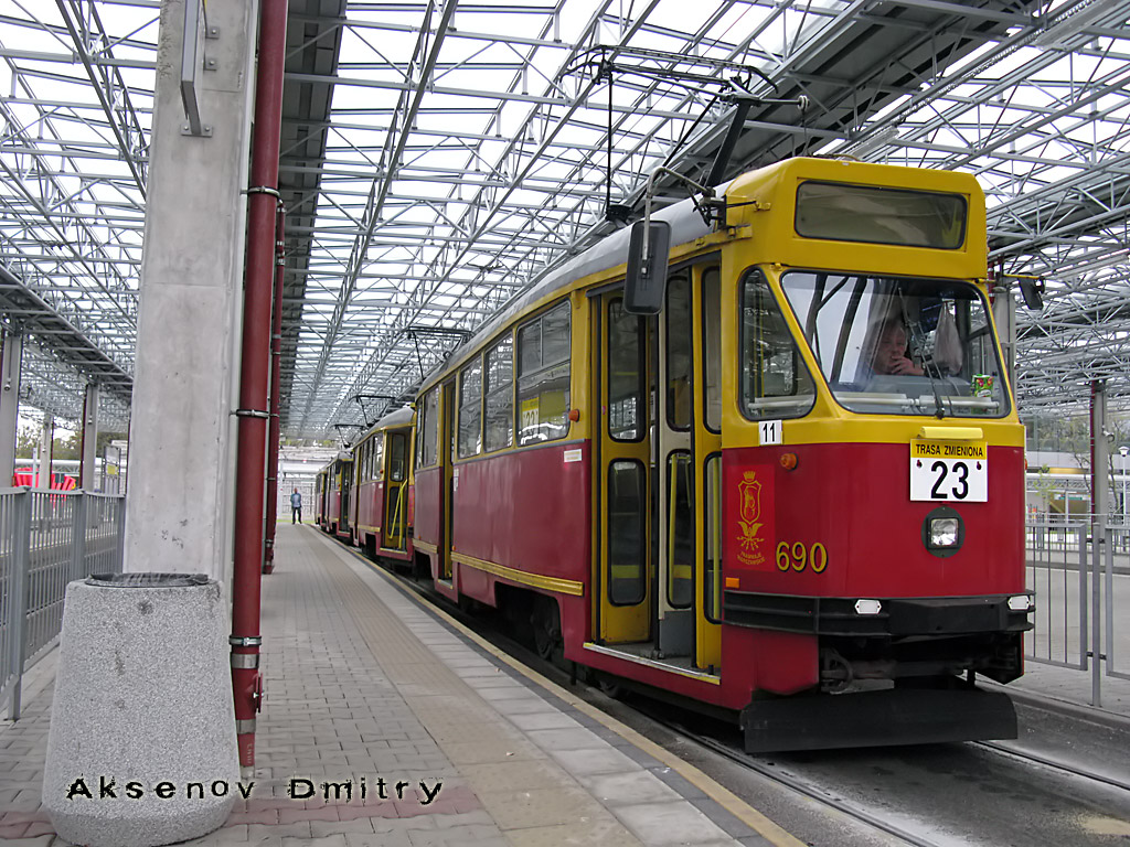 Варшава, Konstal 13N № 690