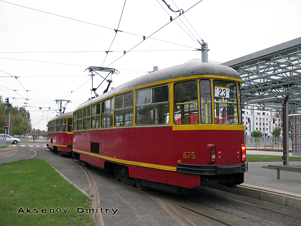 Варшава, Konstal 13N № 675