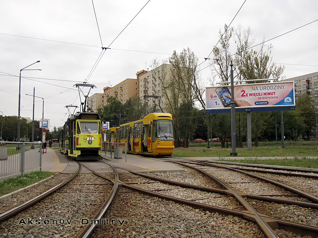 Варшава, Konstal 13N № 449; Варшава, Konstal 105N2k/2000 № 2106