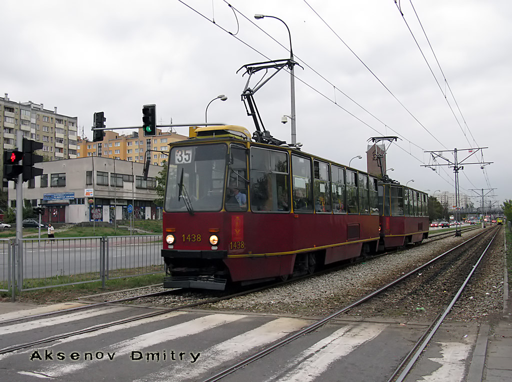 Варшава, Konstal 105Nf № 1438