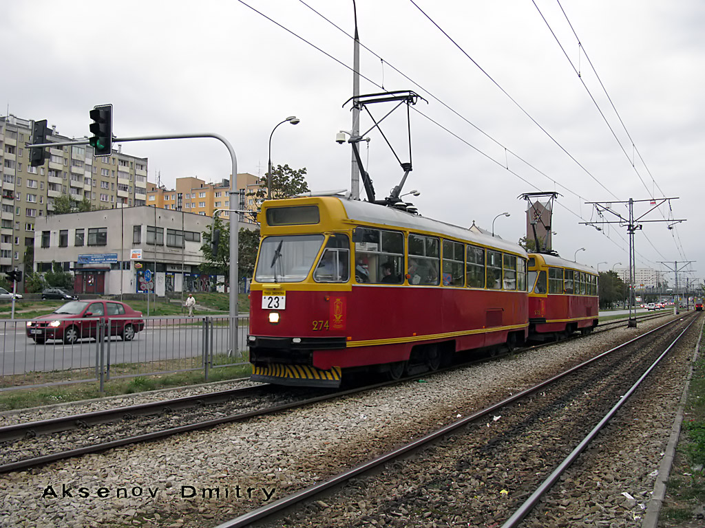 Варшава, Konstal 13N № 274; Варшава, Konstal 13N № 272