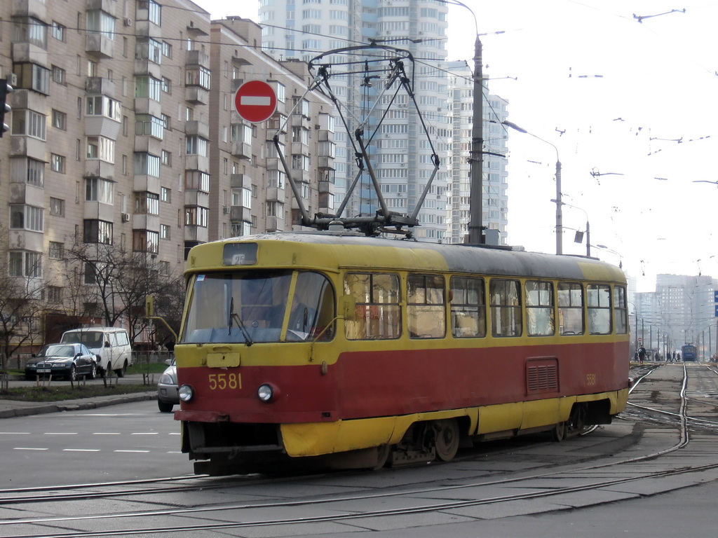 Киев, Tatra T3SU № 5581