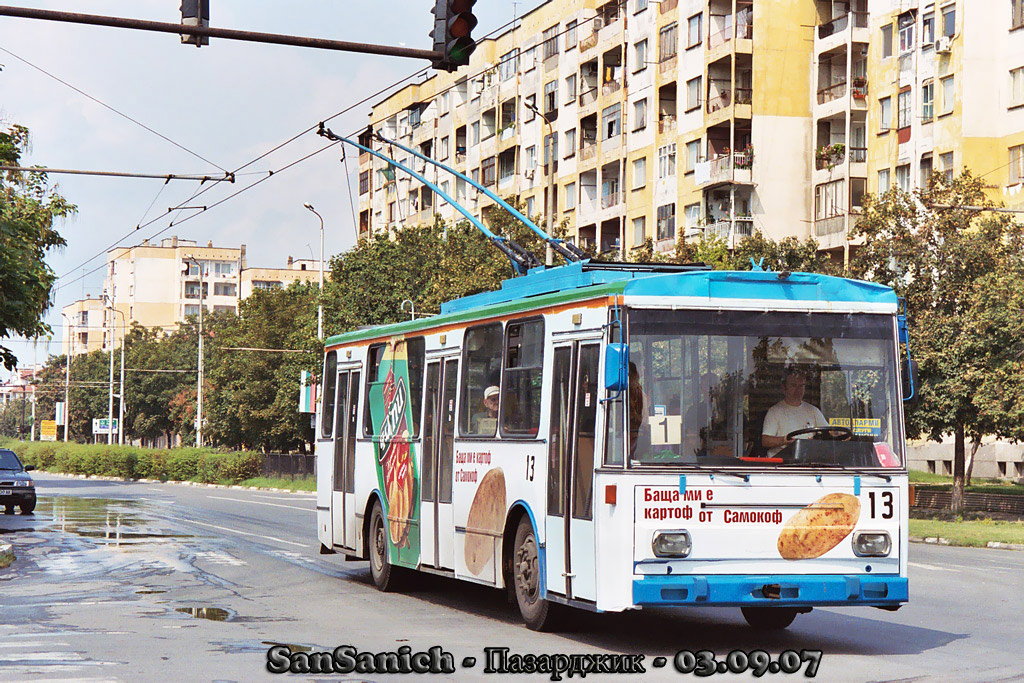 Пазарджик, Škoda 14Tr01 № 13