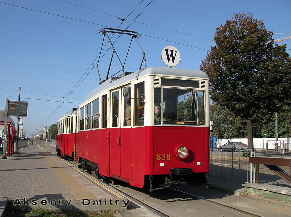 Варшава, Konstal 4Nj № 838