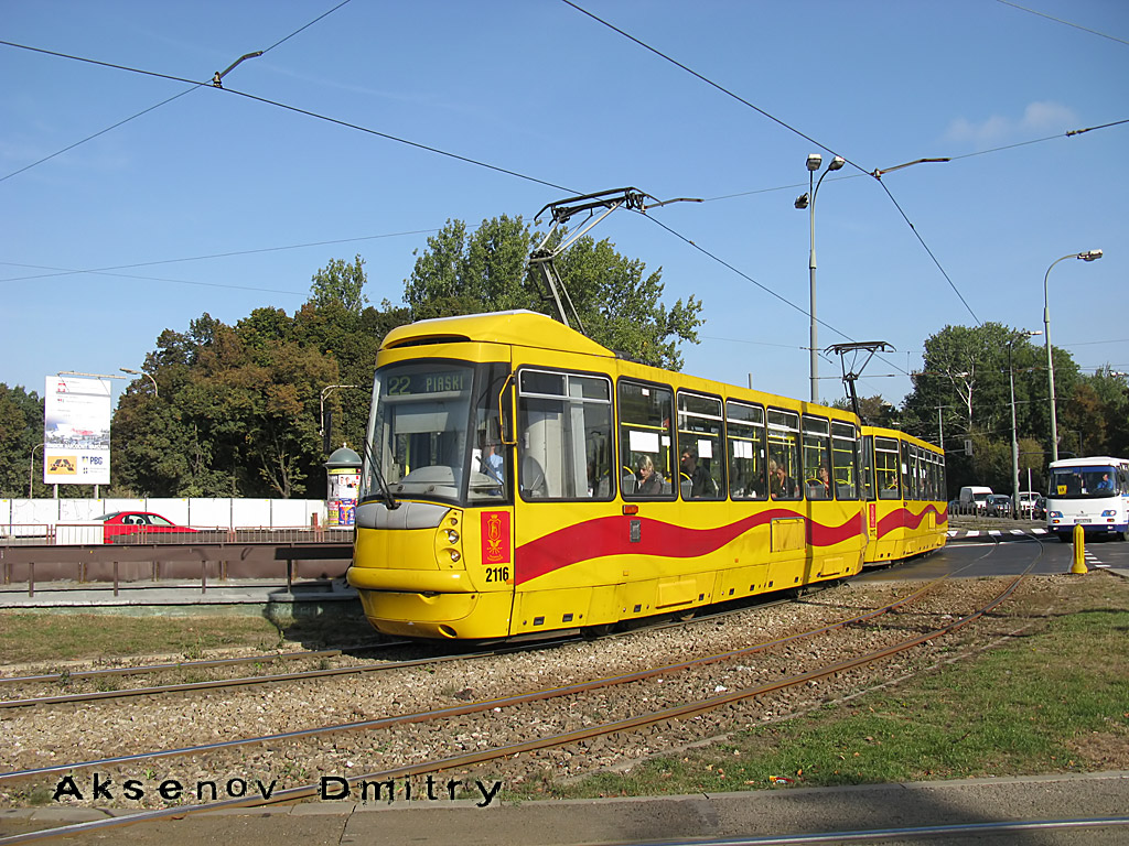 Варшава, Konstal 105N2k/2000 № 2116