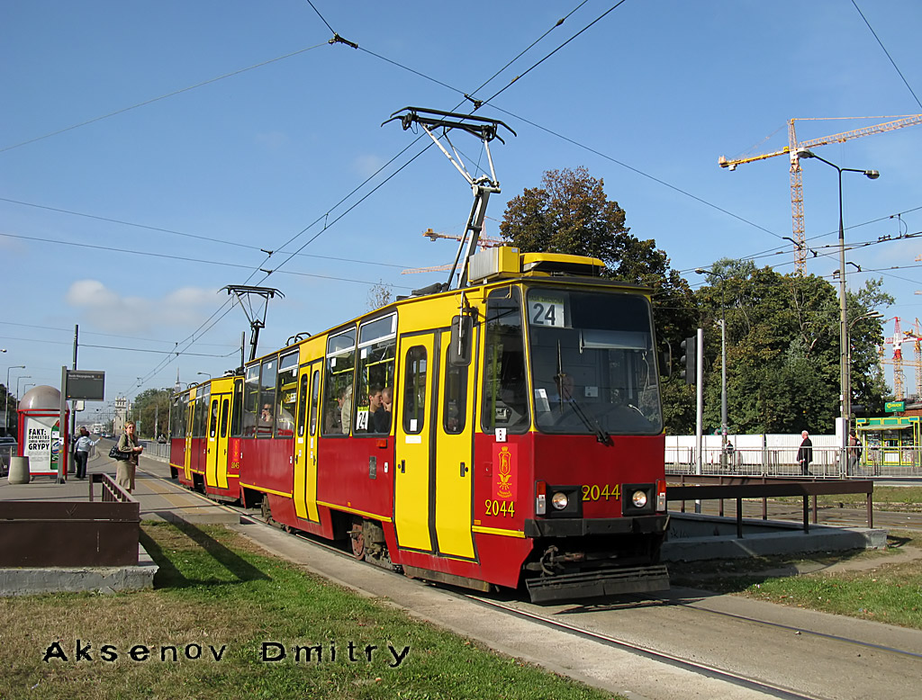 Варшава, Konstal 105N2k № 2044