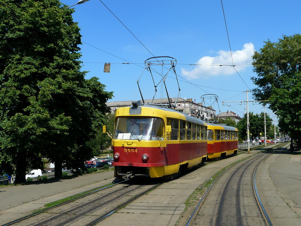 Киев, Tatra T3SU № 5554