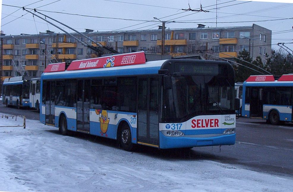 Таллінн, Solaris Trollino II 12 Ganz № 317 Таллінн, Solaris Trollino II 12 Ganz № 317
