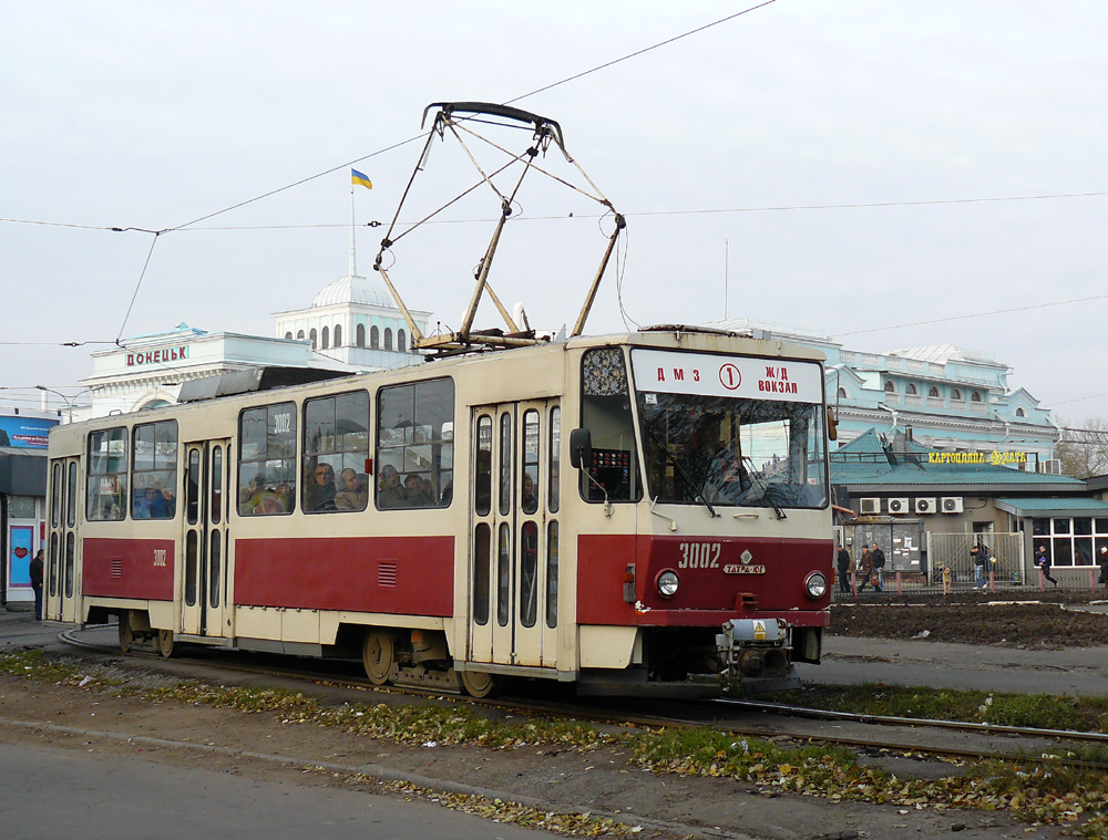Донецк, Татра-Юг Т6Б5 № 3002