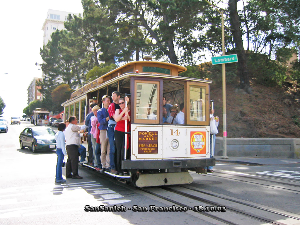 Сан-Франциско, область залива, Muni cable car № 14