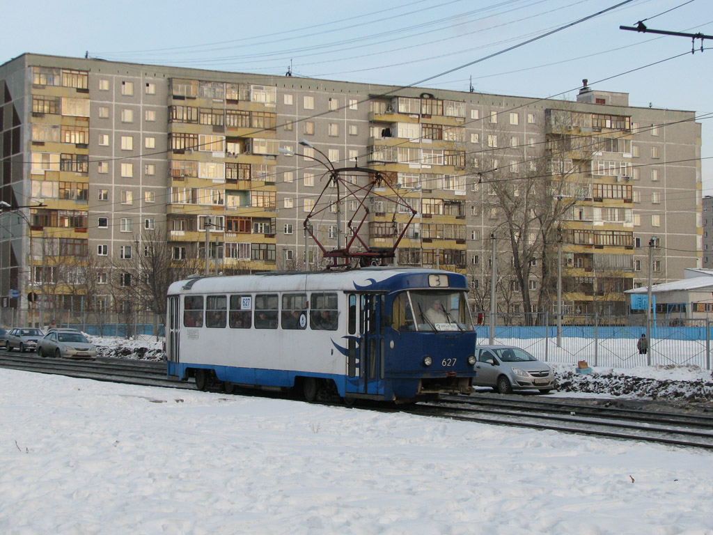 Екатеринбург, Tatra T3SU (двухдверная) № 627