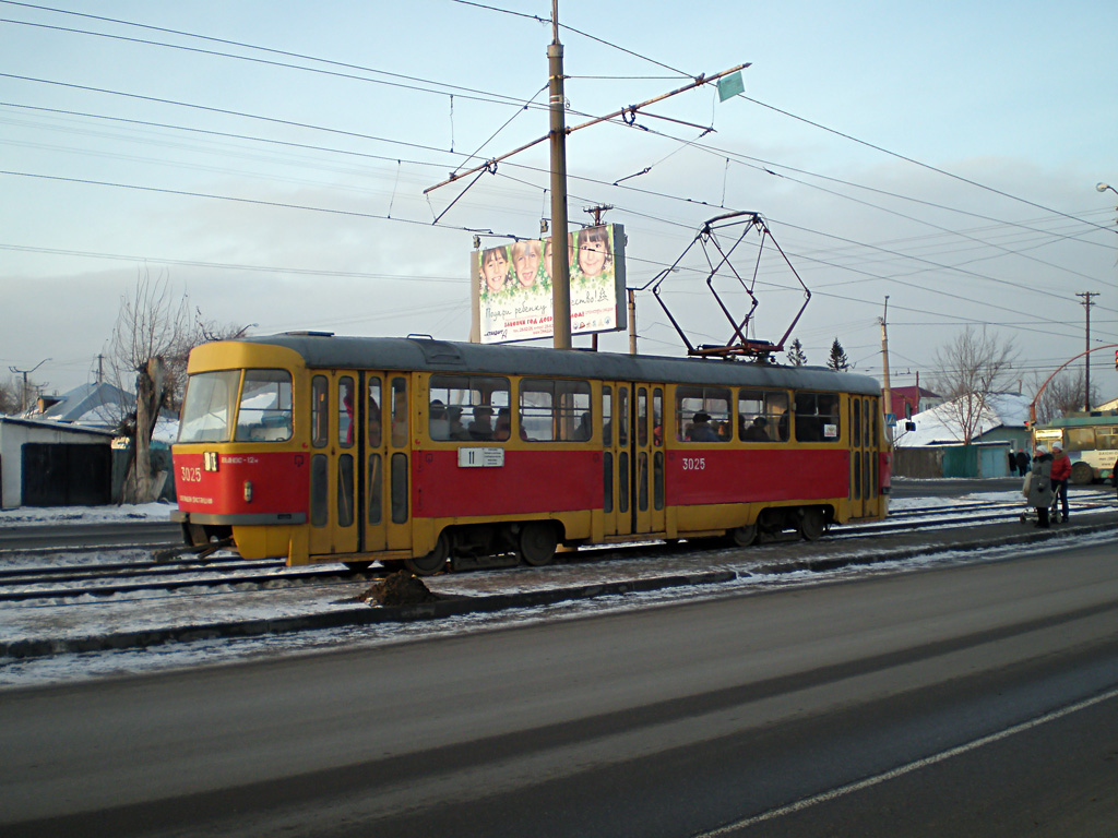 Barnaul, Tatra T3SU # 3025