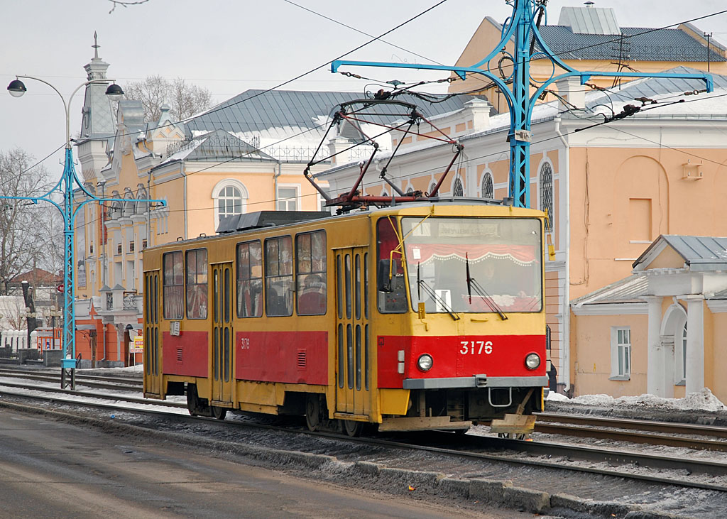 Барнаул, Tatra T6B5SU № 3176