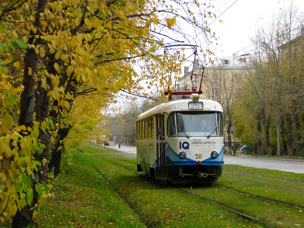 Yekaterinburg, Tatra T3SU (2-door) # 511