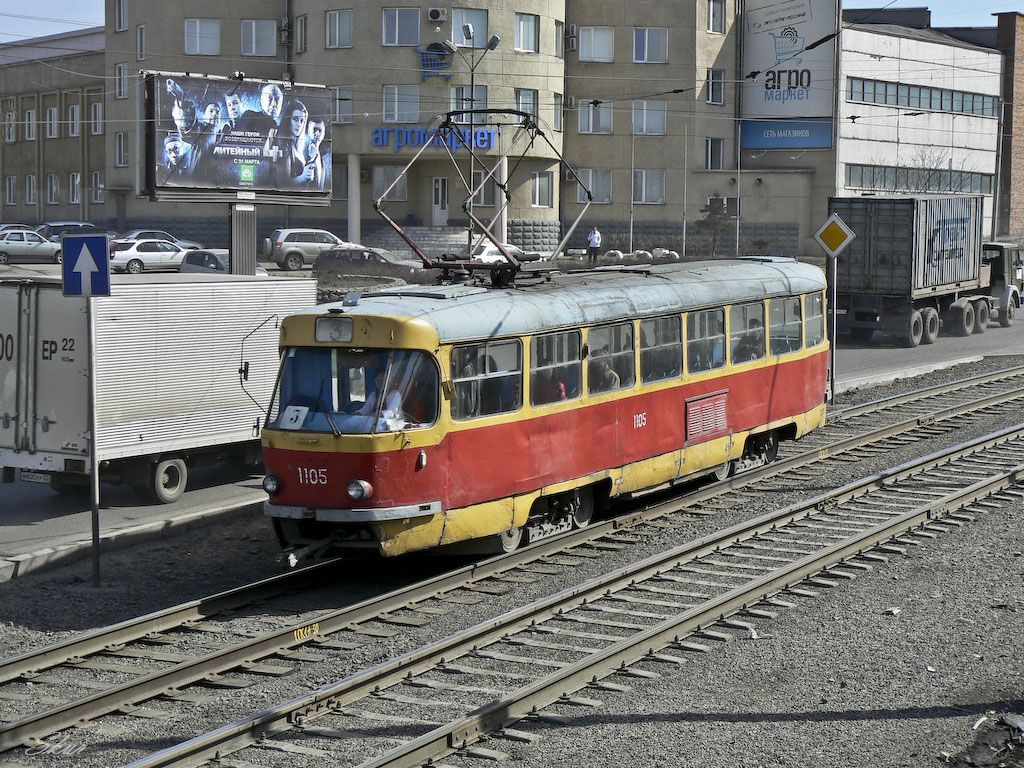Барнаул, Tatra T3SU № 1105
