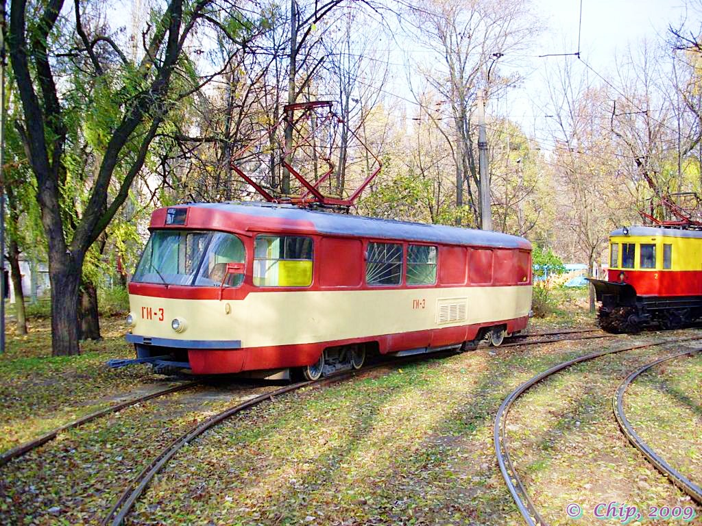Днепр, Tatra T3SU (двухдверная) № ГИ-3
