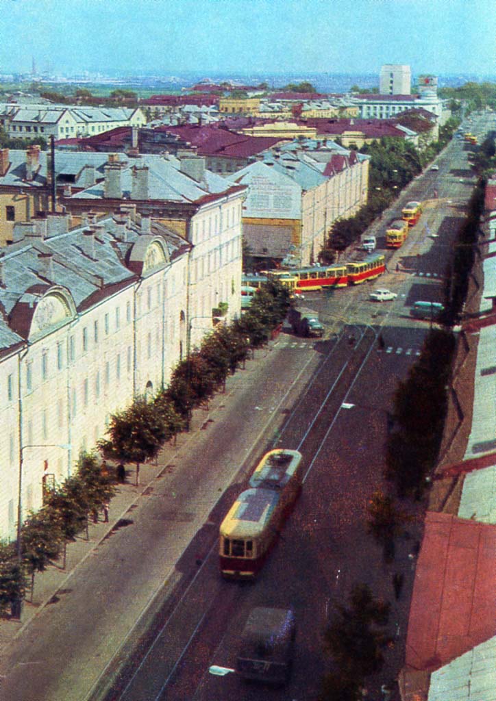 Тверь — Старые фотографии (1917—1991); Тверь — Трамвайные линии: Центральный район