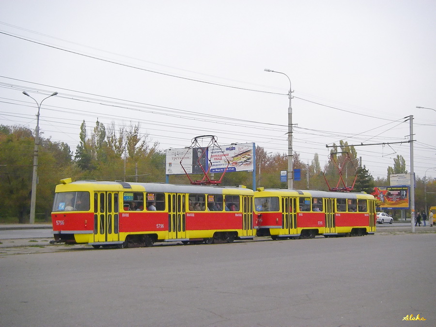 Волгоград, Tatra T3SU № 5796