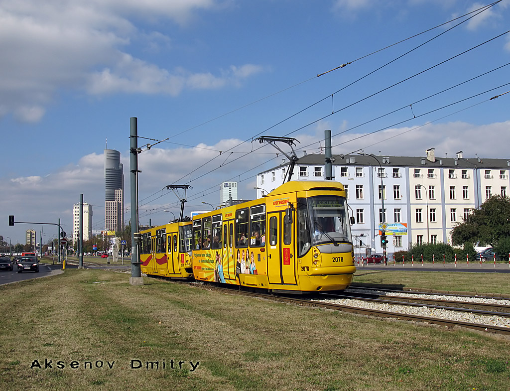 Варшава, Konstal 105N2k/2000 № 2078