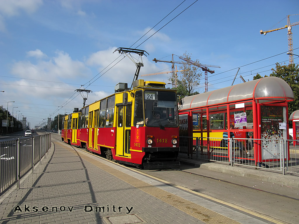 Варшава, Konstal 105Nf № 1412