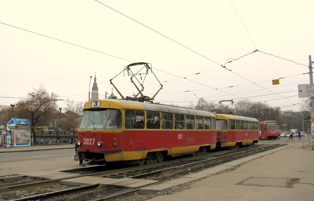 Харьков, Tatra T3SU № 3027