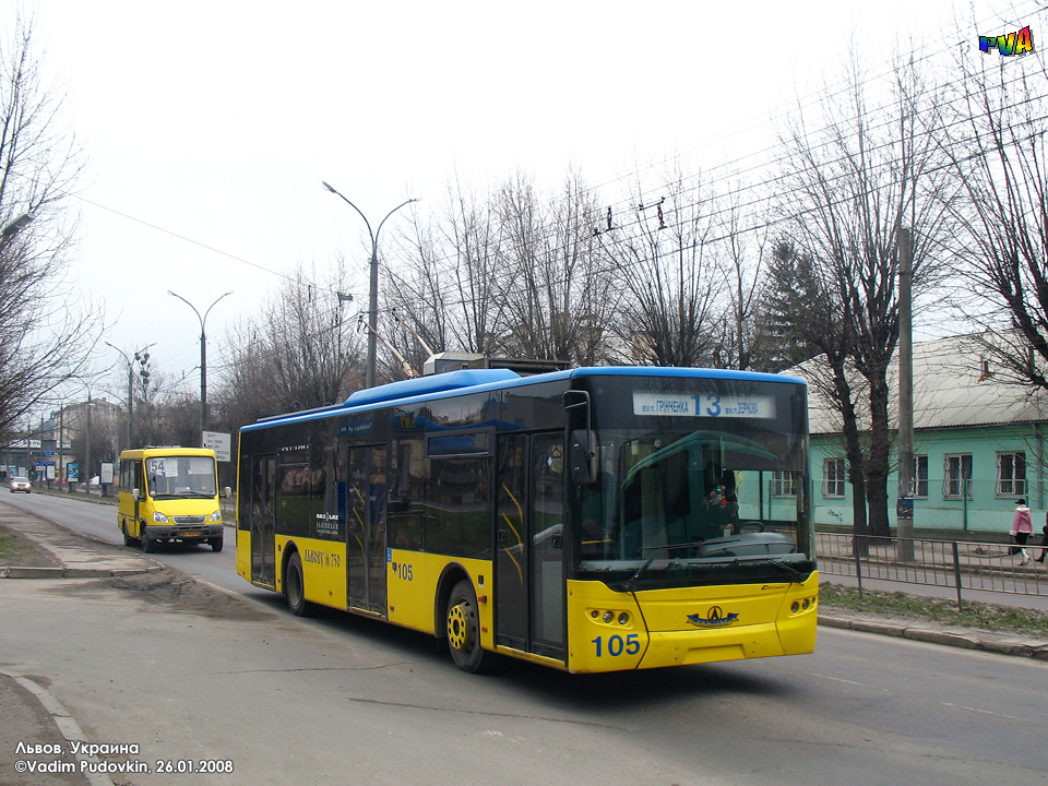 Lviv, LAZ E183D1 # 105