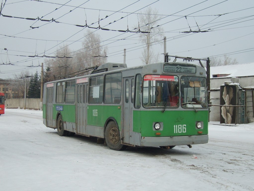 Новосибирск, ЗиУ-682В № 1186