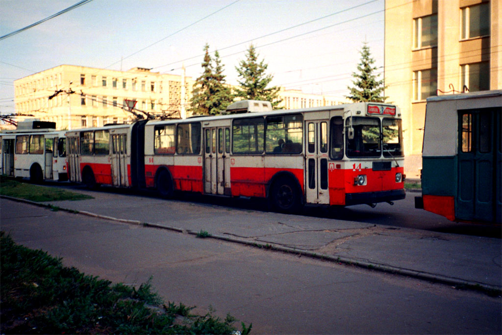 Тверь, ЗиУ-620501 № 14; Тверь — Служебные троллейбусные линии; Тверь — Тверской троллейбус в начале 2000-х гг. (2002 — 2006 гг.)