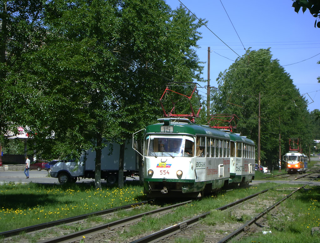Екатеринбург, Tatra T3SU № 554