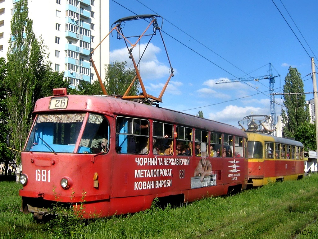Харьков, Tatra T3SU № 681 Харьков, Tatra T3SU № 681