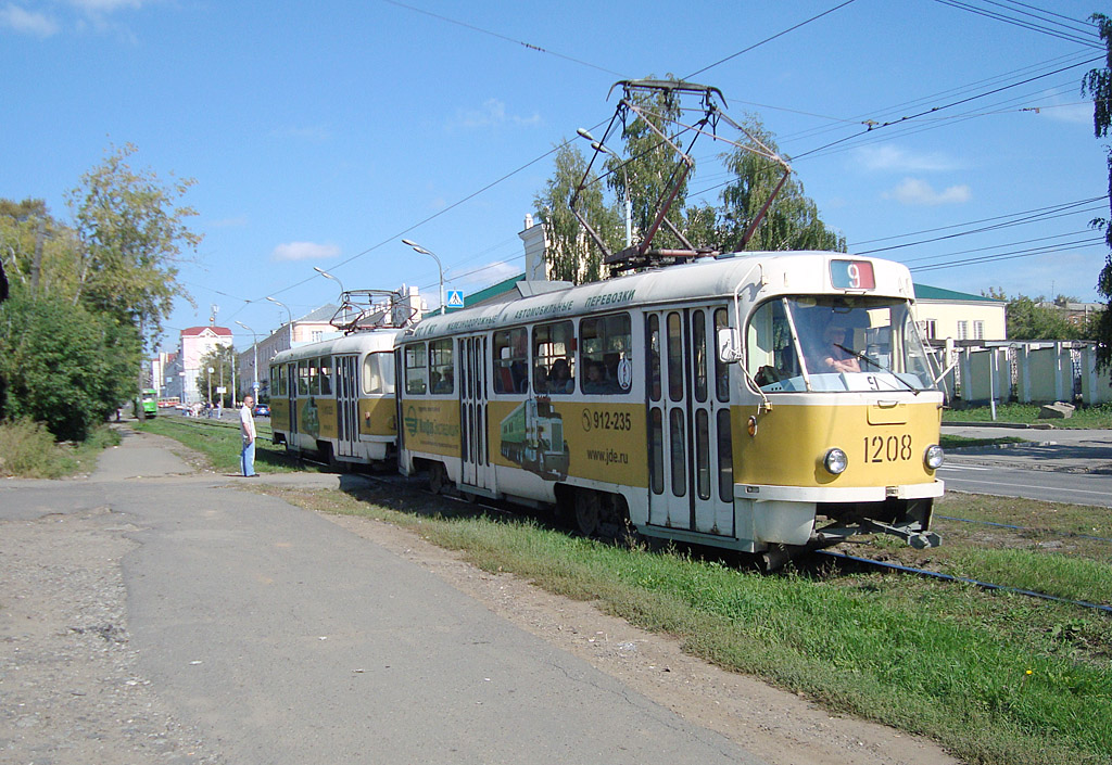 Ижевск, Tatra T3SU № 1208