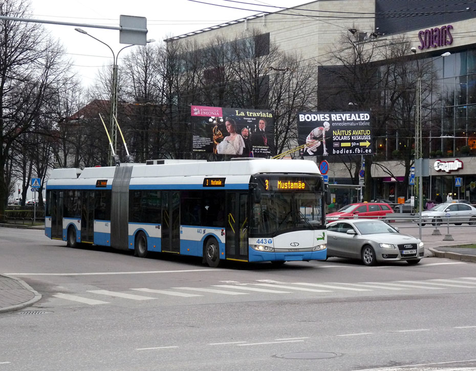 Таллин, Solaris Trollino III 18 AC № 443