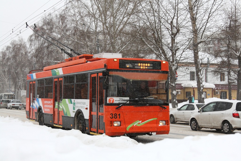 Томск, Тролза-5275.05 «Оптима» № 381