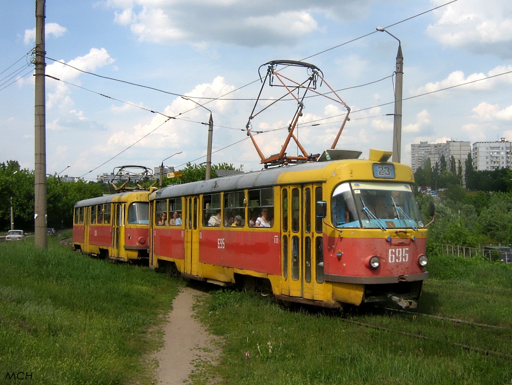 Харьков, Tatra T3SU № 695