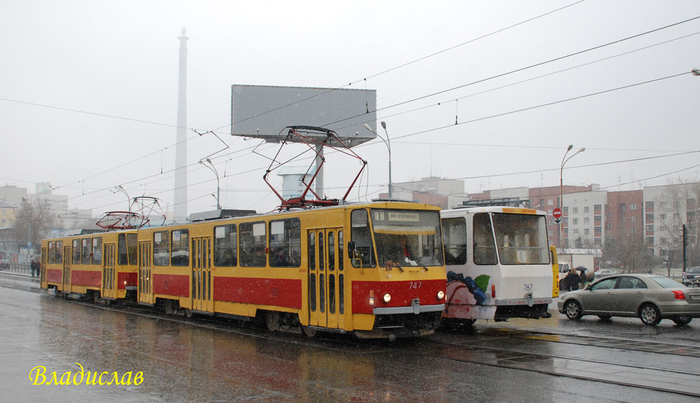 Екатеринбург, Tatra T6B5SU № 747
