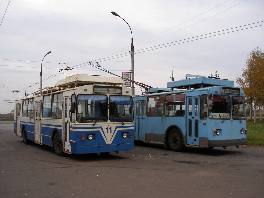 Рыбинск, ЗиУ-682 КР Иваново № 11; Рыбинск, ЗиУ-682Г [Г00] № 21