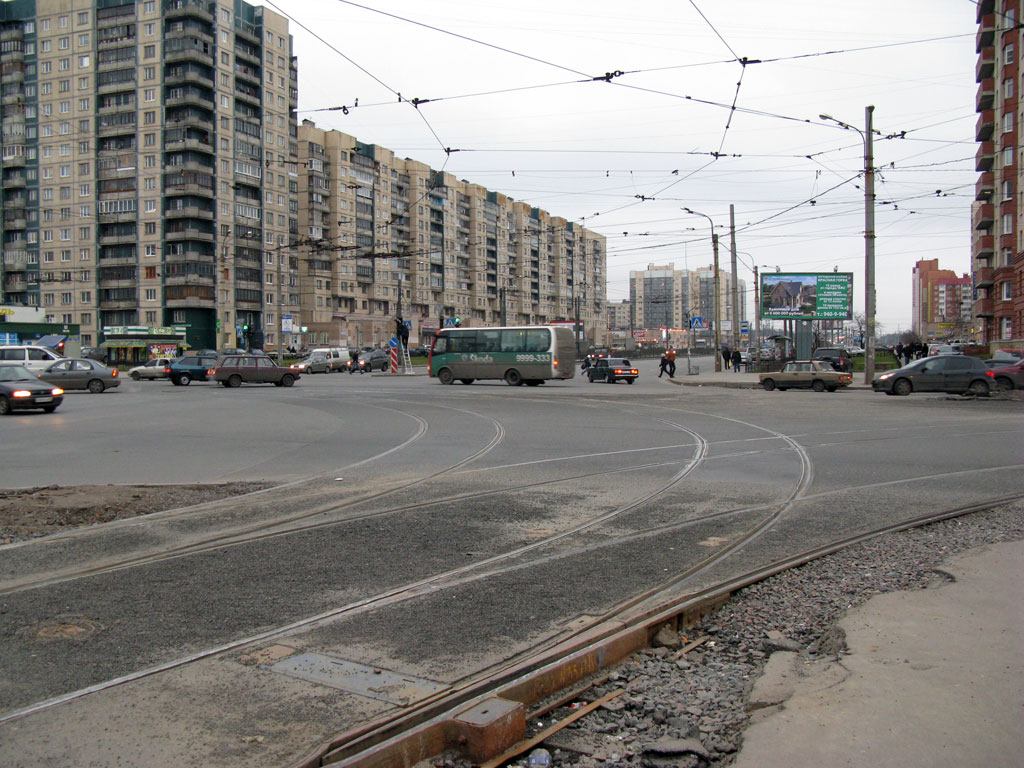 Saint-Petersburg — Track repairs