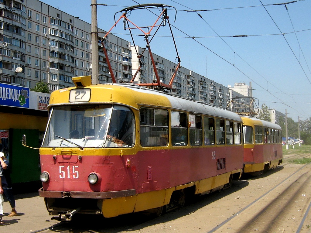 Харьков, Tatra T3SU № 515
