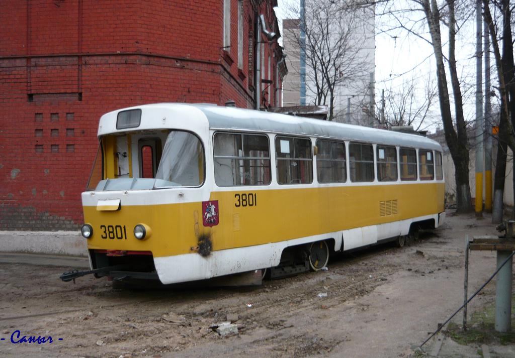 Moskva, Tatra T3SU № 3801
