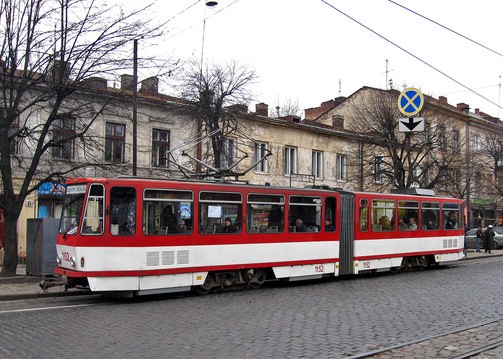Львів, Tatra KT4D № 1152