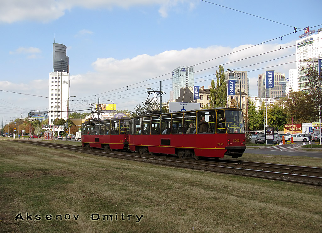 Varsovie, Konstal 105N2k N°. 2069