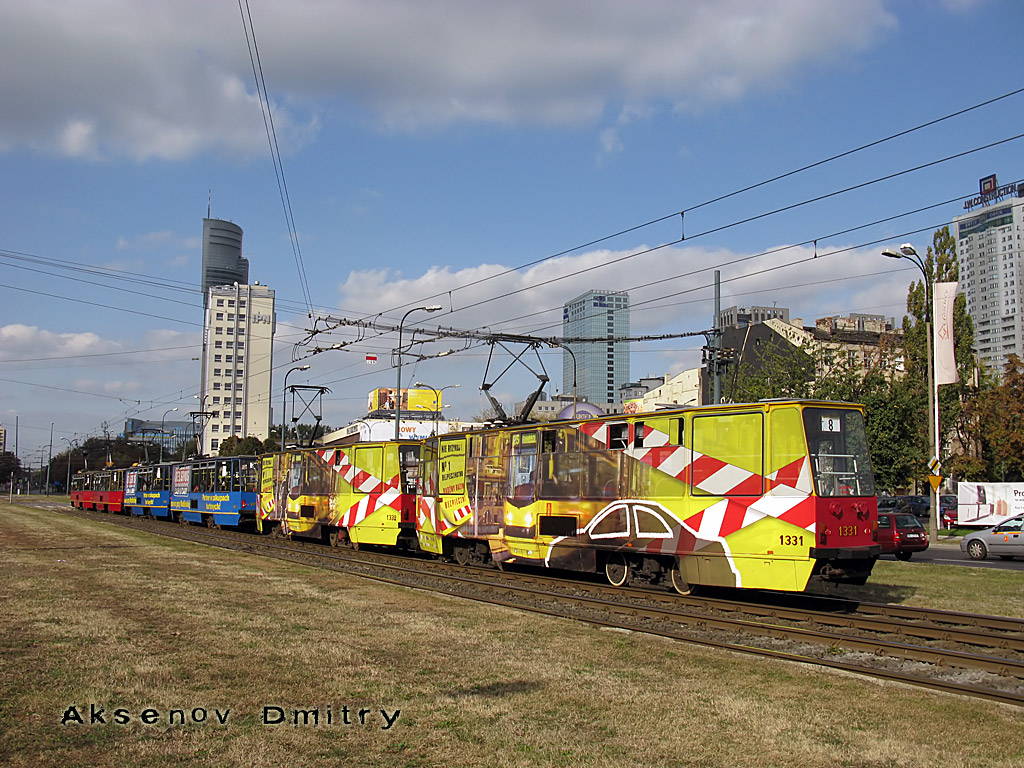Варшава, Konstal 105Na № 1331; Варшава, Konstal 105Na № 1332