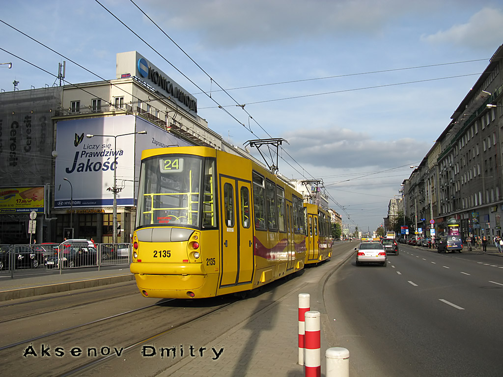Варшава, Konstal 105N2k/2000 № 2135