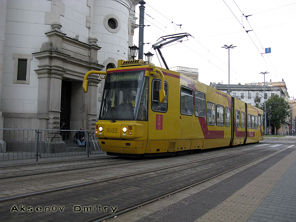 Варшава, Konstal 116Na/1 № 3022