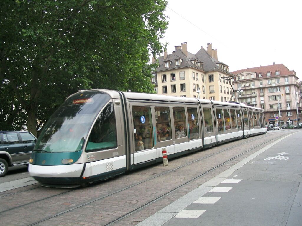 Страсбург, Bombardier Eurotram (Flexity Outlook) № 1036